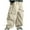 Khaki, variant on Utoimkio Toddler Boys Casual Loose Cargo Pants Solid Color Straight Leg Harem Pants with Pockets Summer Clothes Size 2-10T