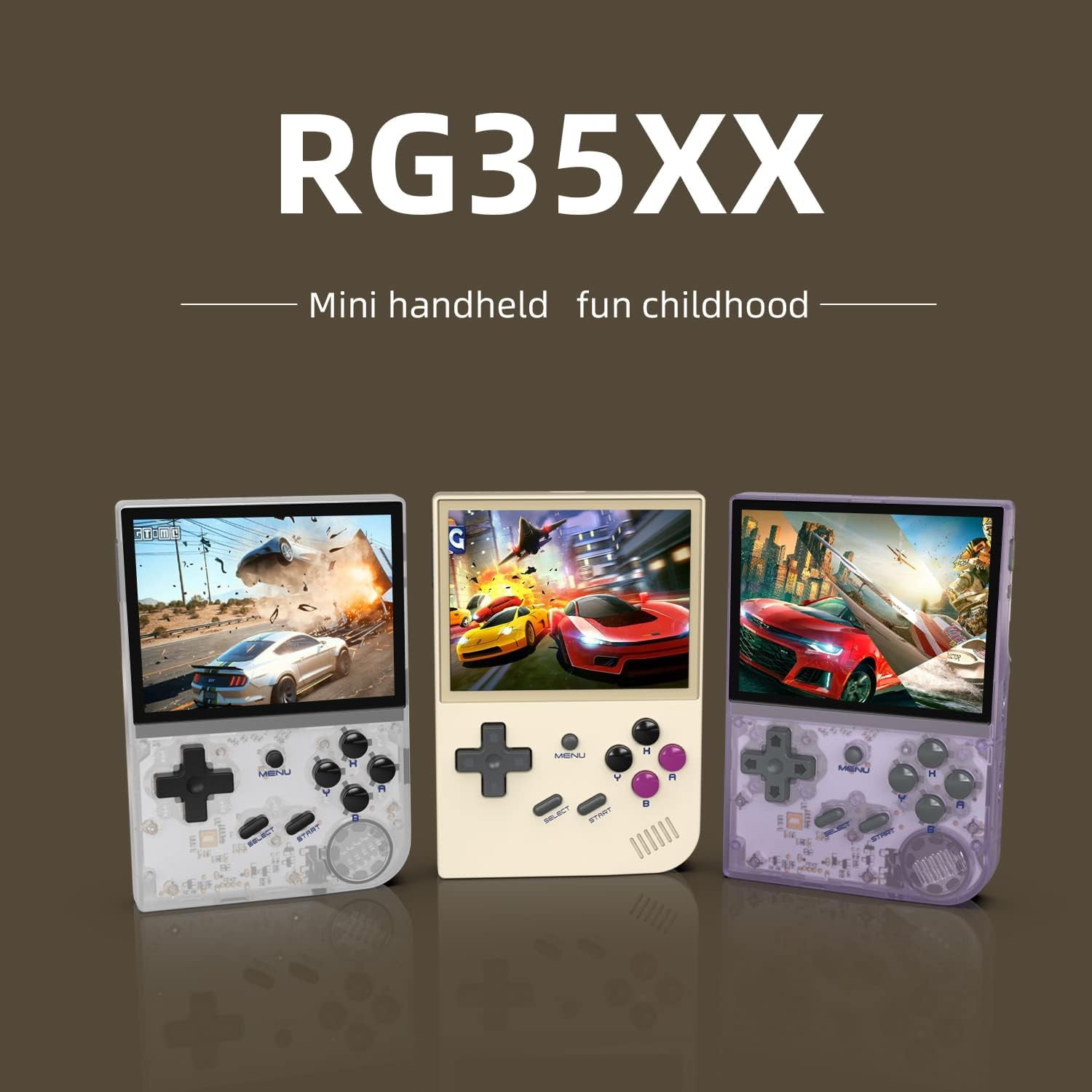 RG35XX Handheld Game Console Linux Garlic OS, HDMI and TV Output