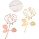 thumbnail image 1 of Marcadores de flores CHAO 2 piezas de Acero inoxidable rosa, 1 of 5