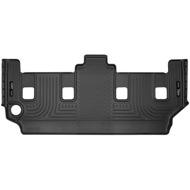 Husky Liners by RealTruck Weatherbeater Floor Mats Fits 2008-2016 Chrysler Town & Country w/ Stow-N-Go; 2008-2020 Dodge Grand Caravan w/ Stow-N-Go 3rd Row, 1-pc Black-19091