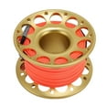 thumbnail image 1 of Fishing Line Reel, 30m / 98.43ft Aluminum  Diving Reel Aviation Multi Purpose Finger Spool With Double Ended Hooks, 1 of 7