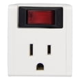 thumbnail image 2 of Grounded Single Outlet Power Adapter with Illuminated On/Off Rocker Switch, 3 Prong Electrical Plug Outlet Switch Current Tap (3)$$Tools & Hardware Other, 2 of 8