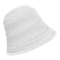 thumbnail image 2 of MEICHEN Women Foldable Sun Hats Mesh Woven Bucket Hat Portable Summer Vcation Fashion Beach Essentials Accessories Caps, 2 of 6