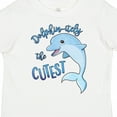 thumbnail image 4 of Inktastic Dolphin-itely the Cutest Boys or Girls Toddler T-Shirt, 4 of 5