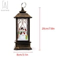 thumbnail image 5 of Gustave Christmas Decor Lantern LED Candle Lamp Outdoor Garden Hanging Lighted Lantern Home Indoor Xmas Ornament 7.87 inch -Santa Claus, 5 of 7