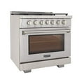 thumbnail image 4 of Kucht KFX360 Professional 36" Range, Classic Silver, 4 of 9