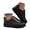 Black, variant on Leather Slip on Sneakers for Women Waterproof Running Walking Tennis Flat Shoes for Work Office