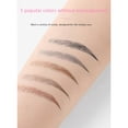 thumbnail image 4 of Women Fashion Rotating Eyebrow Pencil Transparent Double Headed Extremely Thin Triangular Eyebrow Pencil Not Easy To Hard Core When Holding Makeup, 4 of 5