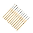 thumbnail image 3 of AMLESO 11 Pieces Detail Paint Brushes Professional for Carving Sculpting Miniatures, 3 of 8