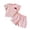 j-Pink88, variant on LIIPEE Girls Outfit Sets Casual Summer Striped Printed Short Sleeve Crew Neck Bow Decoration T Shirt Elastic Waist Shorts 2 Piece Set Kids Comfortable Breathable Cute Clothing,Purple,8-9 Years