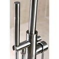 thumbnail image 4 of Kingston Brass KS8158DL Concord Freestanding Tub Faucet with Hand Shower, Brushed Nickel, 4 of 8