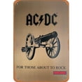 thumbnail image 1 of Placa Metal Vintage ACDC Pintura Hierro Rectangular Arte La Pared 20x30 Cm, 1 of 9