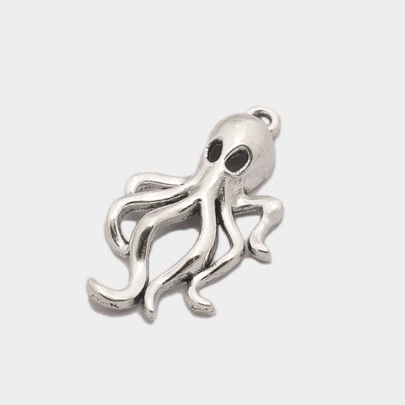 Milisten 50 Pieces Octopus Charms for Women, Perfect for Bracelet and Necklace Jewelry Making
