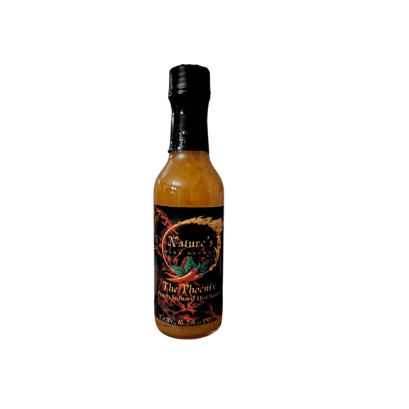 Grow to Eat, Eat to Live, LLC The Phoenix Peach Habanero Hot Sauce, 5 oz