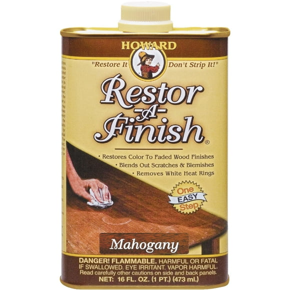 Howard Products RF5016 Restor-A-Finish, 16 oz, Acajou