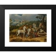 thumbnail image 2 of Girolamo da Treviso 14x11 Black Modern Framed Museum Art Print Titled - Rebecca at the Well, 2 of 5