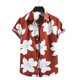 thumbnail image 3 of Camisa estampada con fruta de plátano en 3D para hombre, camisas hawaianas casuales de manga corta para playa, camisetas de vacaciones de talla grande para hombre, ropa de calle, 3 of 5