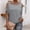 Gray, variant on Womens Cold Shoulder Tops Banded Bottom Boat Neck T Shirts Summer Sexy Casual Loose Fit Clothes 2026