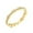 Scallop-Gold, variant on Eternity Wedding Band for Women Cubic Zirconia Sterling Silver Stacking Rings Ginger Lyne Collection