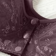 thumbnail image 6 of Daisy Bras for Seniors, Front Snap Closure Wireless Bra, Breathable Cotton Full Coverage Comfort Bra for Older Women, No Underwire, 6 of 6