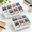 white, variant on White 6-Cell Stackable Card Sorting Tray, Durable Trading Organizer Display Case for TCG, Sports Cards, Sleeved Cards, Toploaders