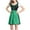 Green, variant on Odeerbi Bavarian Oktoberfest Dirndl Dress for Women 2025 Elegant Maxi Dress Beer Festival Square Neck Clothing Blue