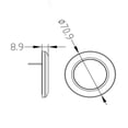 thumbnail image 2 of 1pcs Ceiling Dome LED Light Marine Courtesy Lights Yacht White Blue Lighting, 2 of 7