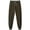 Olive Green, variant on Mens Casual Pants Cotton Sport Solid Elastic Waist Drawstring Full Length Pants Olive Green