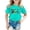 Mint Green, variant on Kids' Neon Graphic Print T-Shirt, Cool 3D Design, Short Sleeve, Casual Comfort for Boys & Girls (8-12 Years)