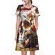 thumbnail image 1 of Disketp Rose Floral Skull para Vestido de Manga Corta para Mujeres, Vestidos de Verano para Mujeres, Casual y Holgado para la Playa, 1 of 6