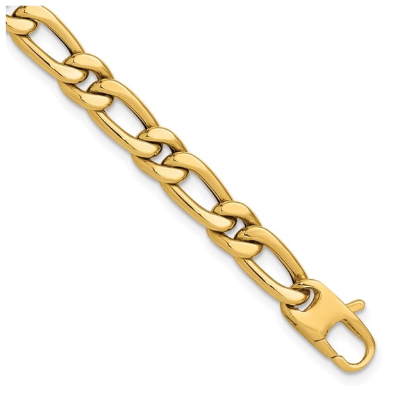 14k Yellow Gold Polished Fancy Link Bracelet