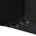 thumbnail image 4 of Meridian Furniture Terra Black Boucle Fabric Queen Bed, 4 of 8
