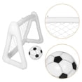thumbnail image 2 of 1 juego de portería de fútbol inflable portátil para niños, red de fútbol para patio, equipo de práctica de fútbol para entrenamiento, portería de fútbol plegable para niños, accesorio de fútbol par, 2 of 5