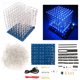 thumbnail image 5 of Caja de accesorios de regalo de bricolaje azul Luz LED 3D kit de luz cuadrada LED 3D luz LED cuadrada 3D DIY para decoración del hogar festival ANGGREK  Otros, 5 of 8
