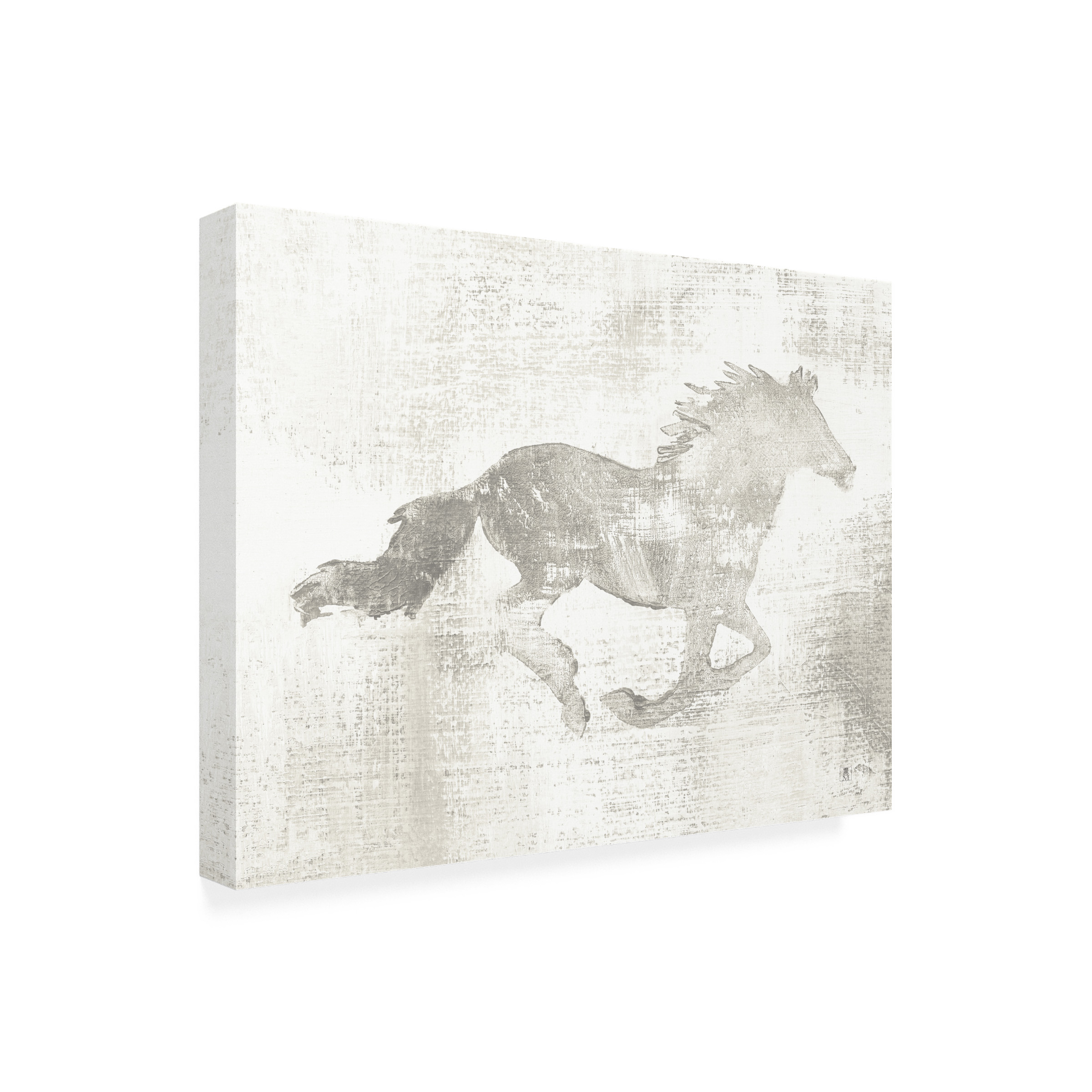 Trademark Fine Art 'Mustang Study Neutral' Canvas Art by Studio Mousseau