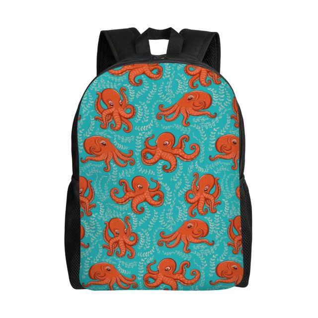 Easygdp Fun Octopus Mochila Versátil y Elegante: Comodidad, Almacenaje y Durabilidad para la Universidad, Trabajo, Viajes y Uso Diario
