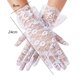 thumbnail image 2 of Guantes de encaje de verano para mujer, guantes cortos elegantes para boda, cena grande, guantes cortos con protector solar, guantes de malla fina, 2 of 5