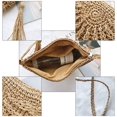 thumbnail image 2 of Bolso de paja, Bolso de paja, Bolso de cesta, Bolso de hombro tejido a mano puro Fason LN-1765, 2 of 5