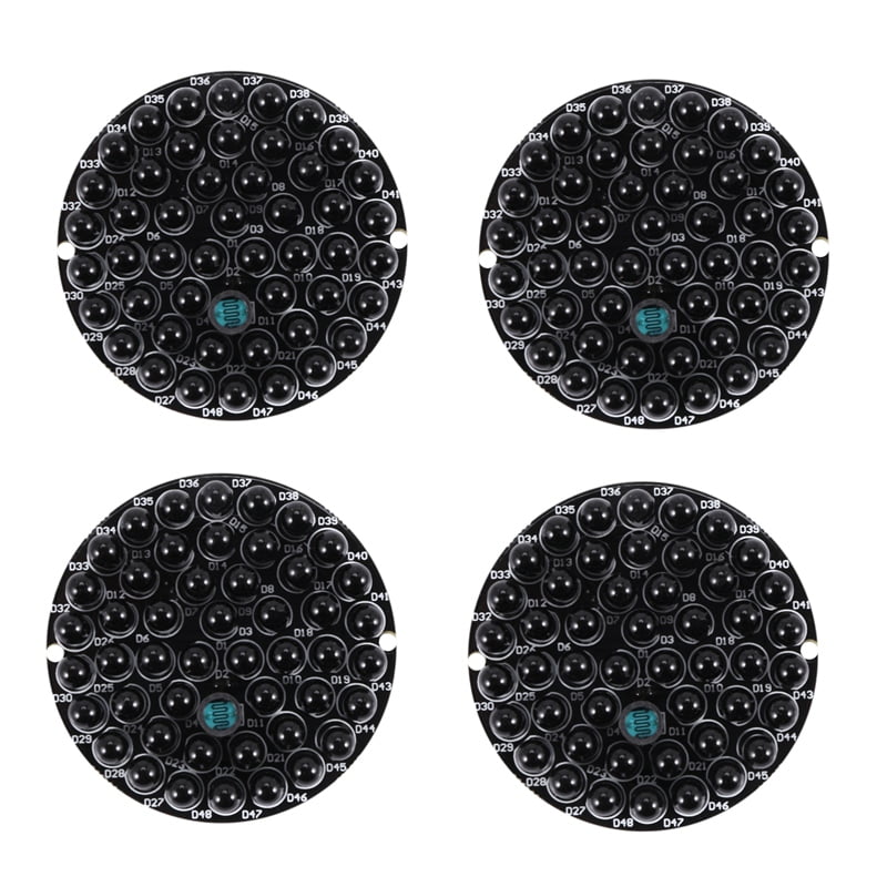 4X IR Infrared LED Board 940Nm 48Pcs IR Invisible At Night No Exposure Light Board