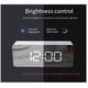 thumbnail image 3 of LED Mirror Digital Clock Bedroom Office Travel Electronic Table Clock Desktop Alarm Clock Temperature Function, 3 of 5