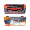 thumbnail image 3 of 1978 Ford Bronco Ranger XLT with Spare Tire Black and Red "Timeless Legends" Series 1/24 Diecast Model Car by Motormax, 3 of 3