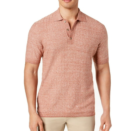 UPC 726895621143 product image for Tasso Elba Mens Medium Polo Knit Short-Sleeve Shirt | upcitemdb.com