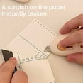 thumbnail image 4 of Musbetu 4 Pcs Mini Box Cutter Retractable Utility Knife Small Letter Opener Envelope Slitter Portable Package Opener for Mail Boxes Crafts, 4 of 7