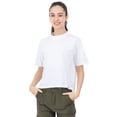 thumbnail image 1 of Playera Ancha Básica Para Mujer Quarry Color Blanco, 1 of 4