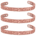 thumbnail image 1 of Pulsera de Terapia magnética CooperWavs 3Pzas 15-18cm 8mm Cobre Texturizado Color: Cobre., 1 of 5