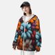 thumbnail image 3 of Balery Colorful Blooming Flowers Sudadera ligera de manga larga con capucha y protección solar UPF 50+ para hombre y mujer, ideal para pesca y running-3X-Large, 3 of 7
