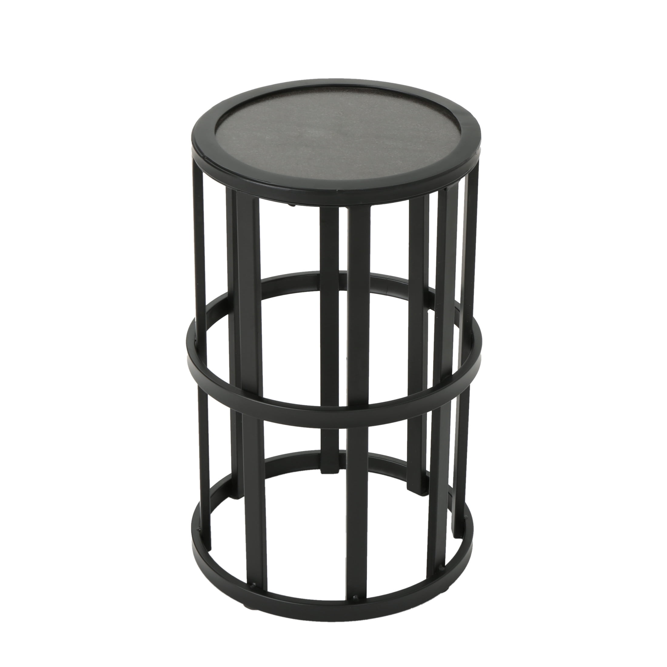Christopher Knight Home Adjustable Backrest Sunlounge Chairs with 10.8" Side Table, Cream Cushion