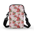thumbnail image 2 of HELLHERO Adjustable Shoulder Strap Crossbody Bag Strawberry Daisy 4.33x1.97x7.09 with Shoulder Strap Adult for Casual Travel Double Layer, 2 of 4