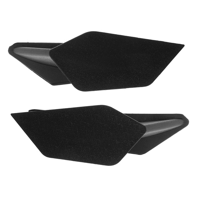 2 alerones universales para motocicleta, ABS, dinámicos, laterales, para parabrisas, delanteros, de repuesto, color negro