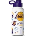 thumbnail image 5 of Hydrapeak x NBA Officially Licensed Los Angeles Lakers 32oz Active Water Bottle Chug Lid Stainless Steel Reusable Double Wall Celebrating The City Of Los Angeles, 5 of 7